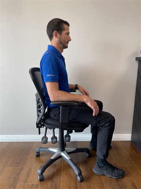 guide  optimal sitting posture ipa physio