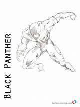 Panther Coloring Movie Pages Printable Adults Marvel Kids Print sketch template