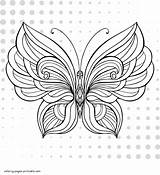 Butterfly Pages Coloring Colouring Adults Printable Print Butterflies Adult Color Look Other sketch template