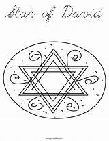 David Star Coloring Jewish Pages Estrella Worksheet Oval La Cursive Religious Drawing Template Twistynoodle Noodle Built California Usa Favorites Login sketch template