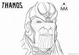 Thanos Coloring Pages Printable Munir Mustafa Arts Twitter Kids Adults Bettercoloring sketch template