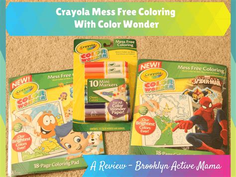 crayola mess  coloring  color   review brooklyn