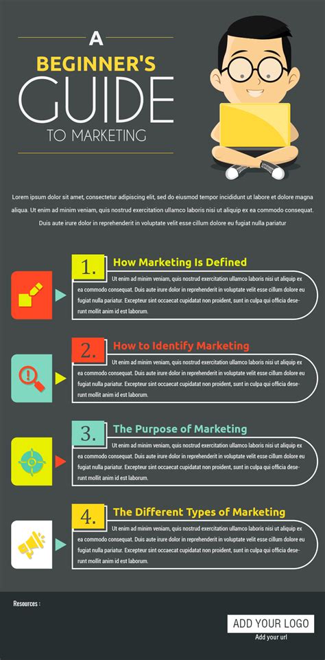 beginners guide  marketing infographic template