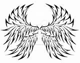 Seraphim Coloring Designlooter 86kb Wings sketch template