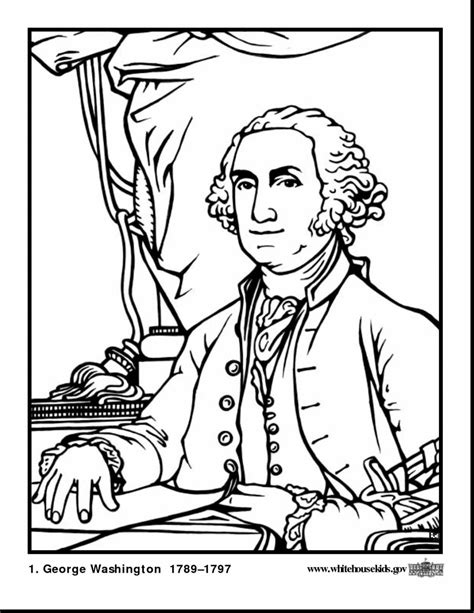 presidents day coloring pages  getdrawings