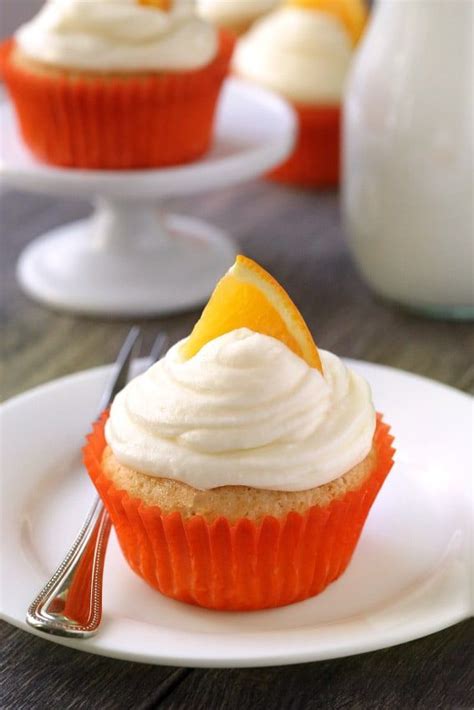 Orange Creamsicle Cupcakes Are Loaded With Bright Citrus