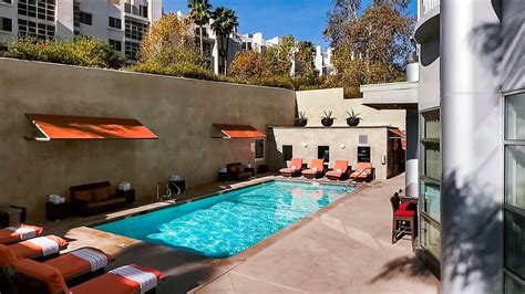 Los Angeles Hotel Pool And Fitness Center Hotel Angeleno
