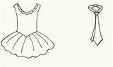 Ballerina Tutus sketch template