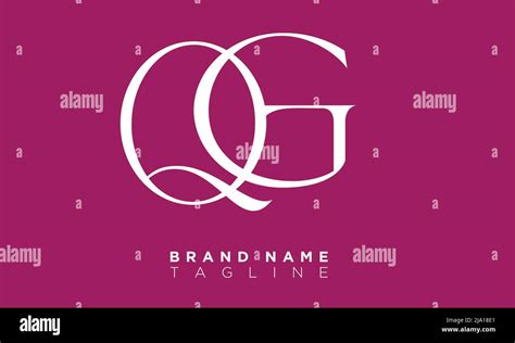 qg initials logo  res stock photography  images alamy