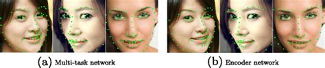 comparison  face alignment results   encoder face alignment