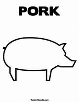Coloring Pork Arkansas Razorback Hog Money Much Do Stencil Chop Cliparts Pages Worksheet Pig Clipart Chops Colouring Show Library Outline sketch template