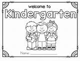 Coloring Getdrawings Kindergarten Welcome School sketch template