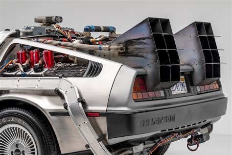 iconic vehicles  science fiction films delorean time machine