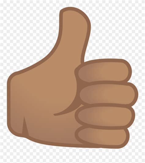 hand emoji clipart thumbs  png   pinclipart