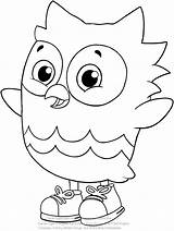 Daniel Tiger Owl Coloring Pages Friend sketch template