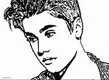Justin Coloring Pages Bieber Wecoloringpage Getdrawings sketch template