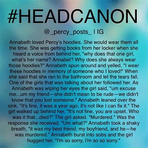 Headcanon Not Accepted Percy Jackson Head Canon