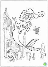 Coloring Mermaid Little Pages Disney Dinokids Colouring Close Print Visit Sirene Petite La Coloriage sketch template