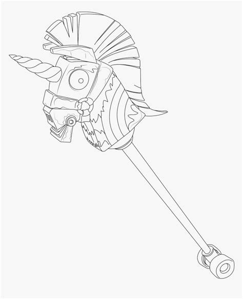 fortnite pickaxe lineart fortnite rainbow smash coloring pages hd
