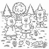 Colorat Ursuleti Trei Cei Planse Goldilocks Sfatulparintilor Desene Pesti Animale Educatie Cheie Cuvinte Pone sketch template
