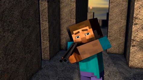 minecraft animation steve s boomstick youtube