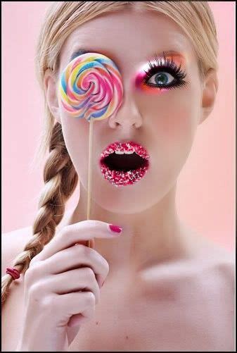 sweet candy make up visagie fotoshoot ideeën en