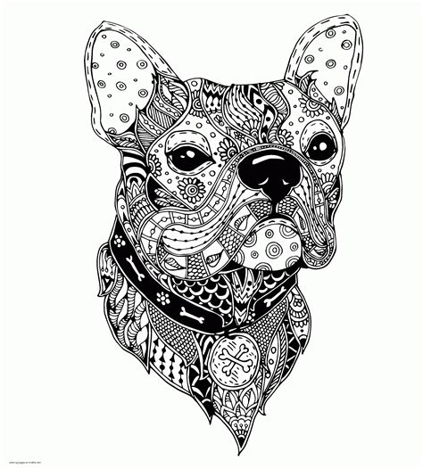 complex animal pages coloring pages