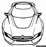 Gt Coloring Pages Citroen Ford Lykan Hypersport Drawing Thecolor Car Template Tesla Getdrawings Cars sketch template