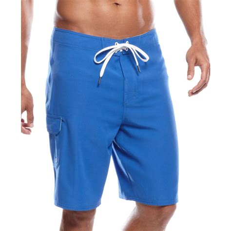 Lyst Nike Solid Board Shorts In Blue For Men