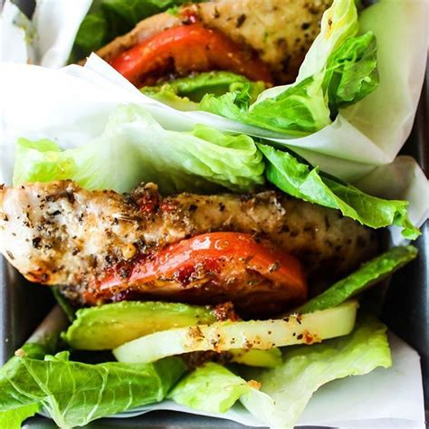 italian marinated chicken lettuce wraps the whole cook