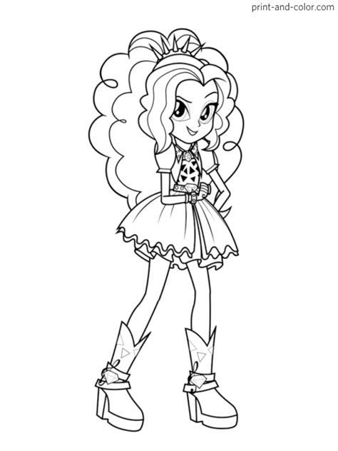 equestria girls coloring pages print  colorcom
