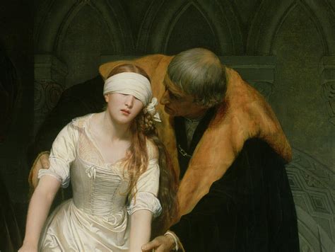 The Execution Of Lady Jane Grey Painting By Hippolyte