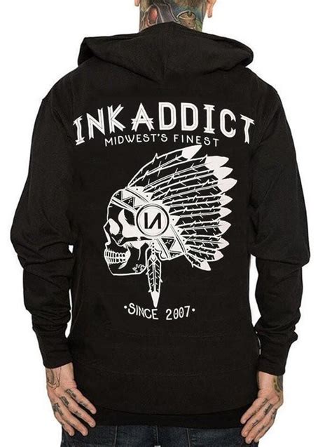 New Alternative Clothing Tattoo Style Apparel Inked Shop Hoodies