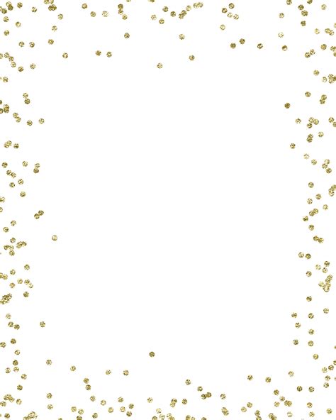 glitter gold confetti clip art confetti png download