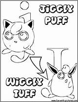 Jigglypuff Coloring Wigglytuff Pages Fun sketch template
