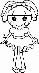 Lalaloopsy Coloring Pages Cartoon Dolls Girls Doll Print Color Wecoloringpage Printable Getcolorings Kids sketch template