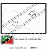 Kitts Nevis sketch template