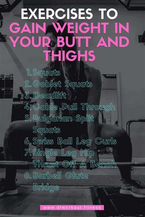 How To Gain Weight In Thighs And Buttocks Fast Dr Workout