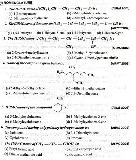 nomenclature  organic compounds common names iupac names hot sex picture
