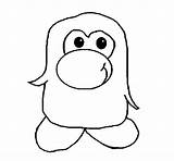 Coloring Penguin Coloringcrew sketch template