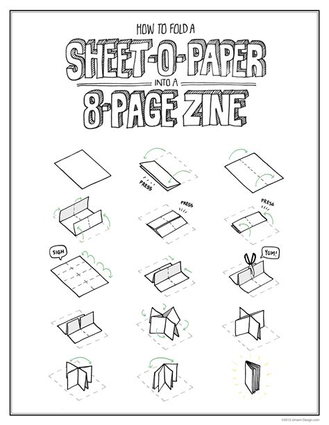 printable zine template