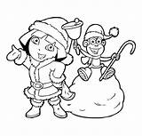 Coloring Pages Piggy Miss Library Clipart Dora Explorer sketch template