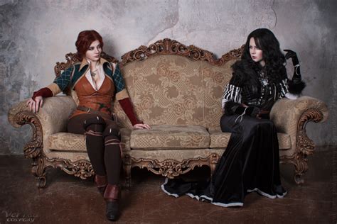 Yennefer And Triss Ice And Fire By Ver1sa On Deviantart