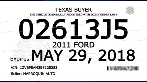 blank printable temporary license plate template  calendar