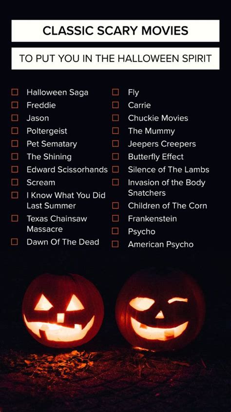 ultimate october scary  list  kids  adults