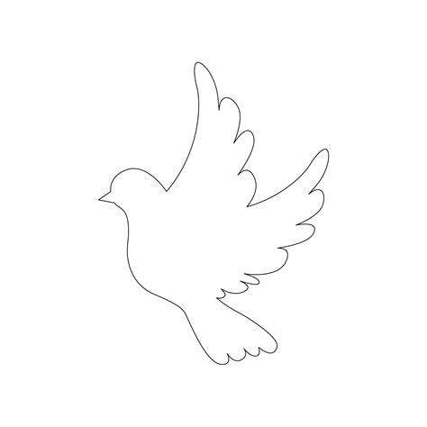 holy spirit dove template printable card templates printable stencil