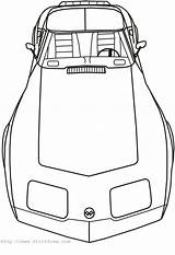 Coloring Pages Corvette Am Stingray Trans Printable Getcolorings Popular Boys Color Seventies Late Coloringhome sketch template