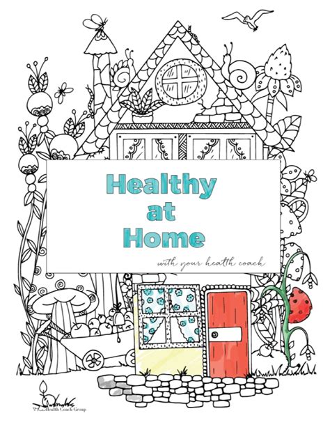 healthy  home coloring book