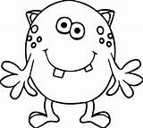 Coloring Monsters Monster Pages Cartoon Wecoloringpage Boy sketch template