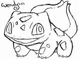 Pokemon Coloring Bulbasaur Pages Getcolorings Getdrawings sketch template